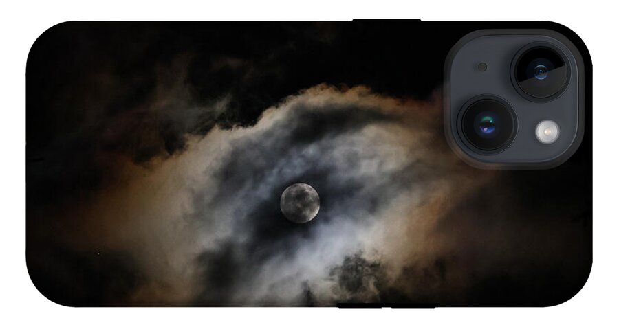 Moon in the clouds - Phone Case