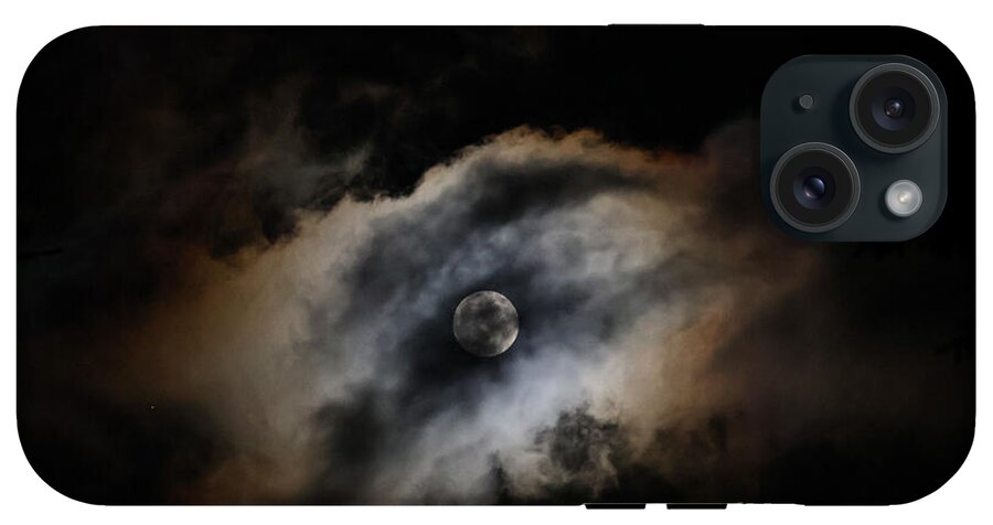 Moon in the clouds - Phone Case