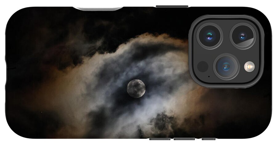 Moon in the clouds - Phone Case