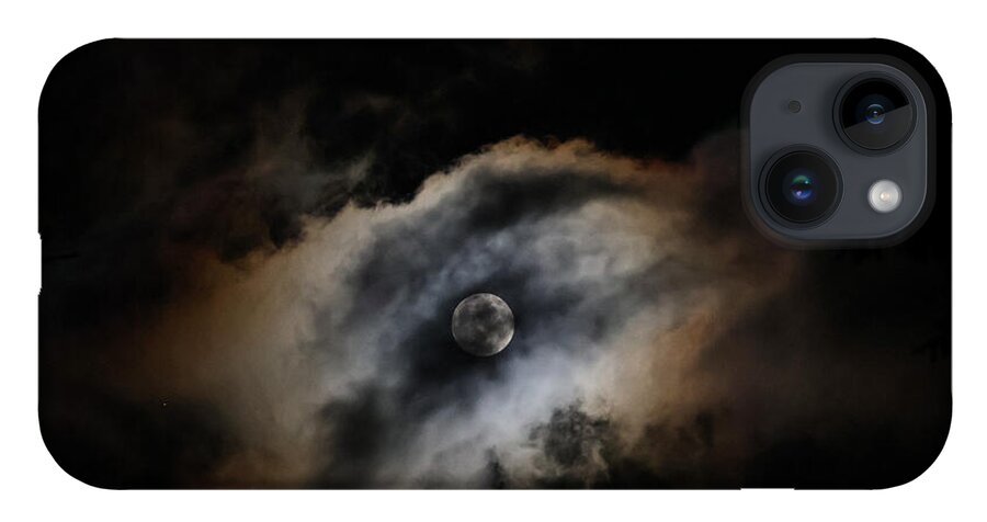 Moon in the clouds - Phone Case