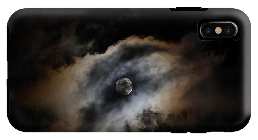 Moon in the clouds - Phone Case