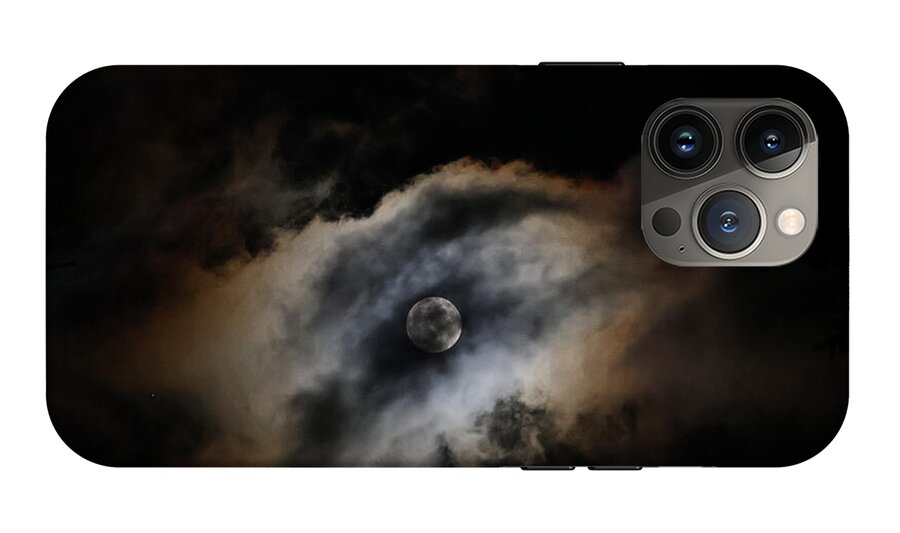 Moon in the clouds - Phone Case