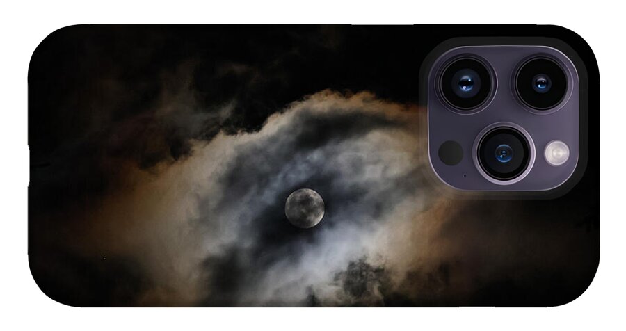Moon in the clouds - Phone Case