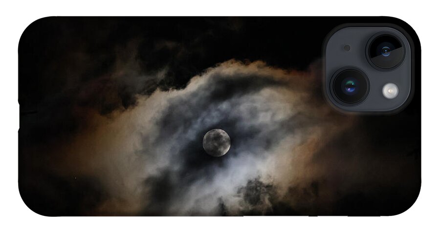 Moon in the clouds - Phone Case