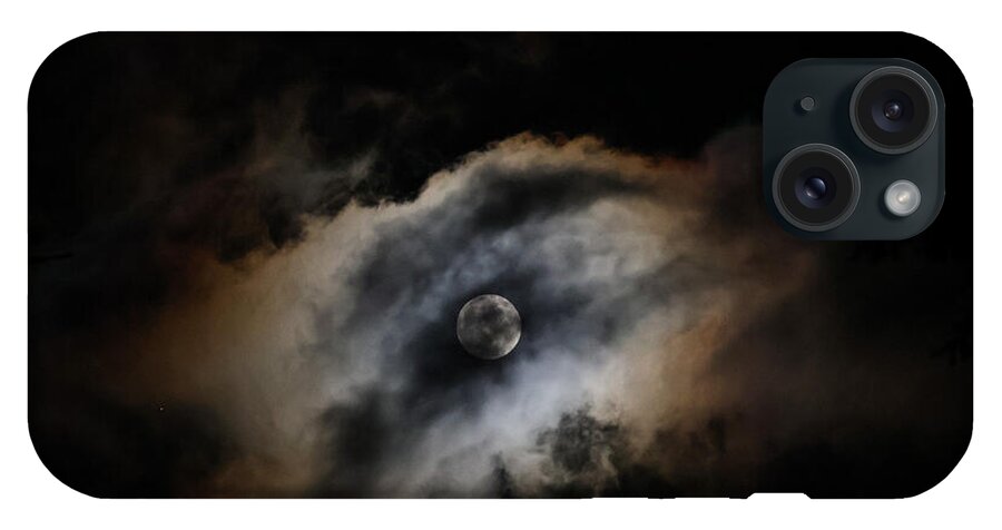 Moon in the clouds - Phone Case