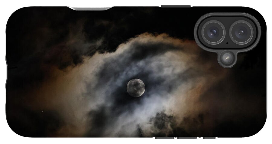Moon in the clouds - Phone Case