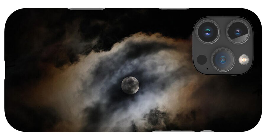 Moon in the clouds - Phone Case