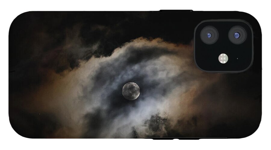 Moon in the clouds - Phone Case