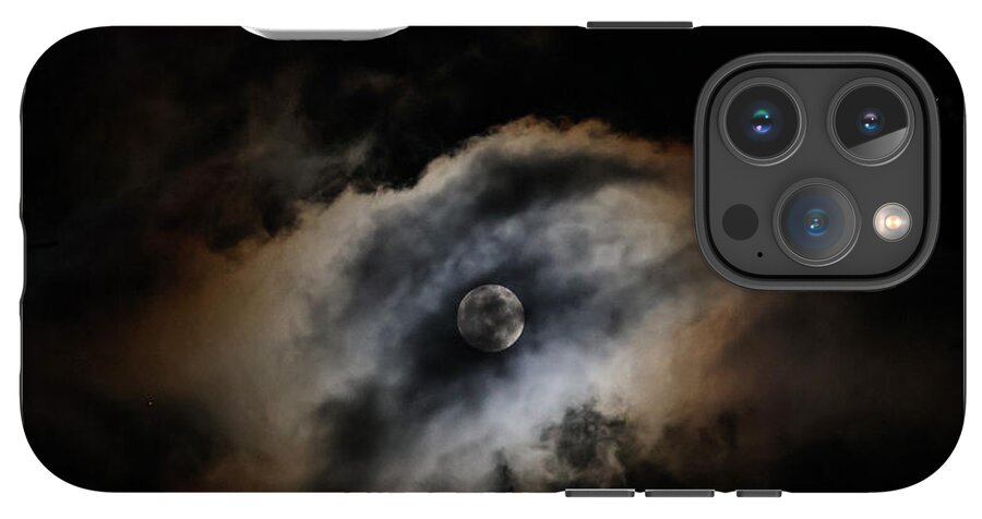 Moon in the clouds - Phone Case
