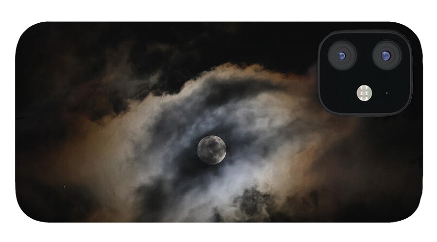 Moon in the clouds - Phone Case