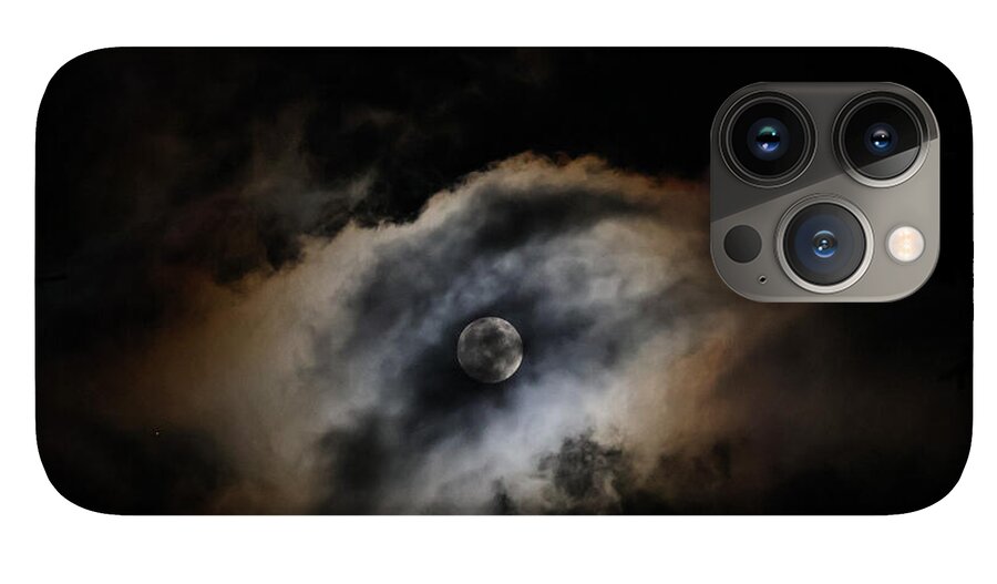Moon in the clouds - Phone Case