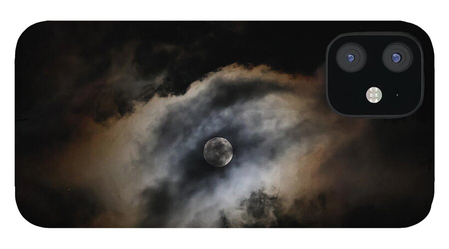 Moon in the clouds - Phone Case