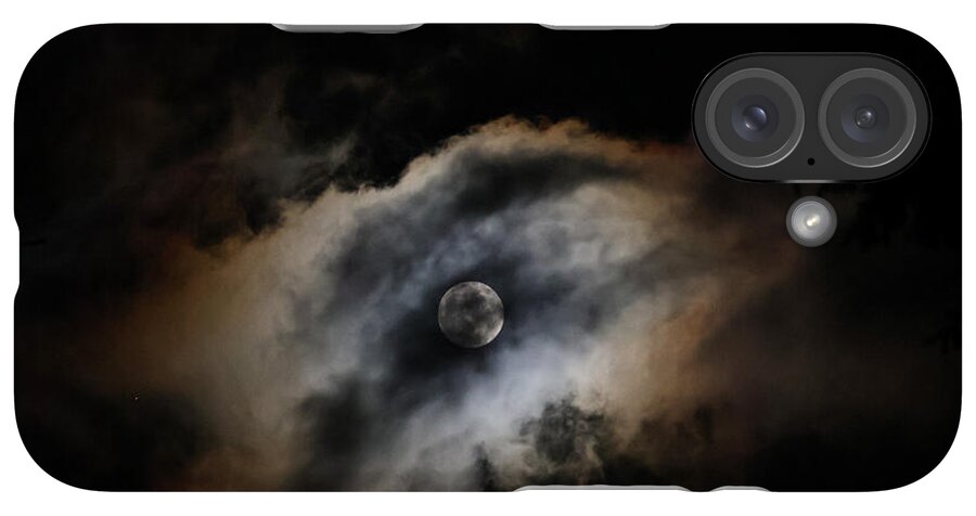 Moon in the clouds - Phone Case