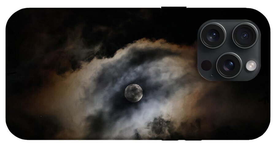 Moon in the clouds - Phone Case
