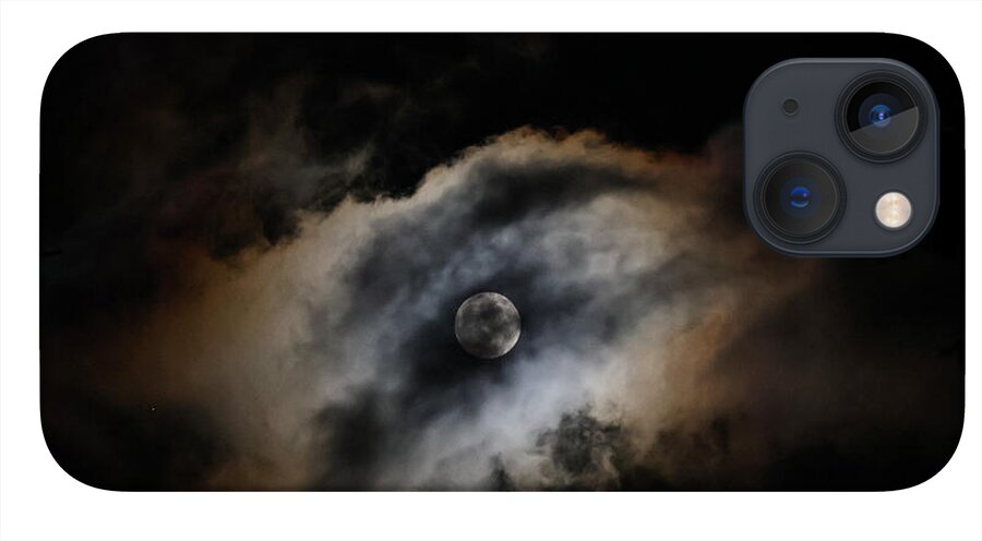 Moon in the clouds - Phone Case