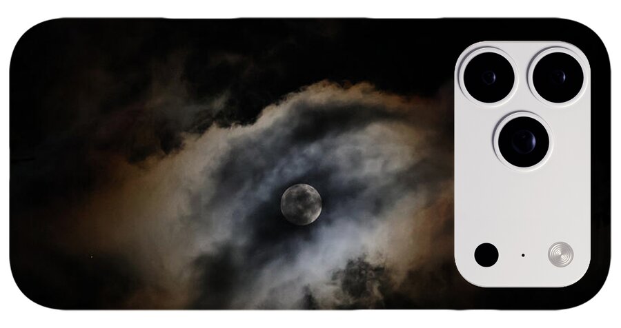 Moon in the clouds - Phone Case