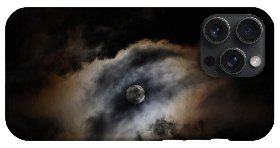 Moon in the clouds - Phone Case