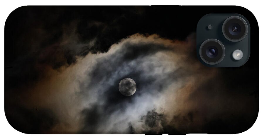 Moon in the clouds - Phone Case