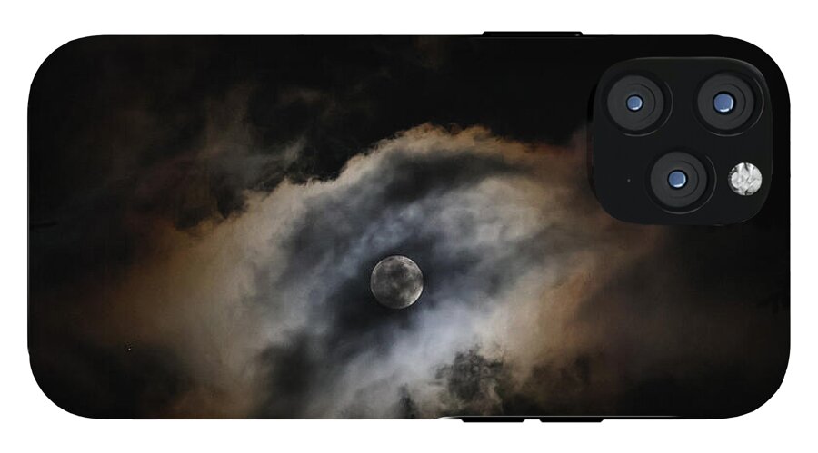 Moon in the clouds - Phone Case
