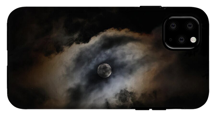 Moon in the clouds - Phone Case