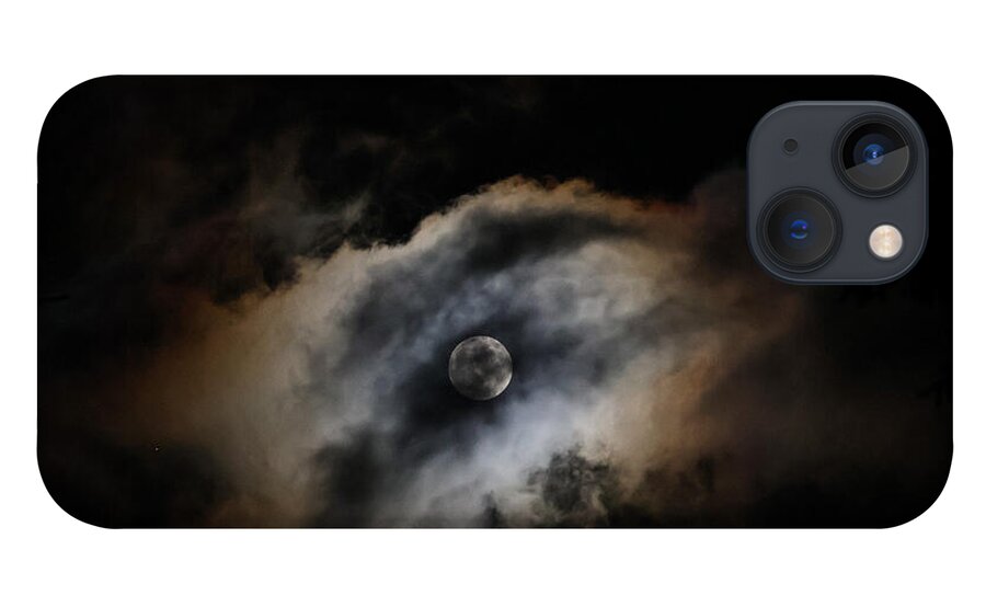 Moon in the clouds - Phone Case