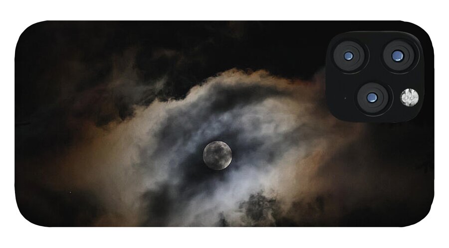 Moon in the clouds - Phone Case