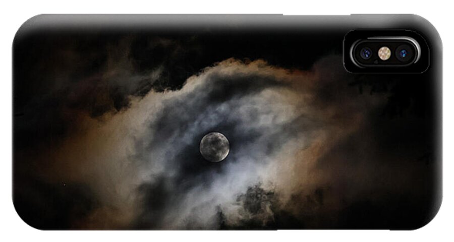 Moon in the clouds - Phone Case