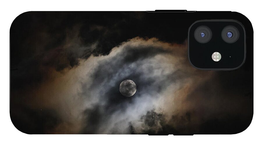 Moon in the clouds - Phone Case