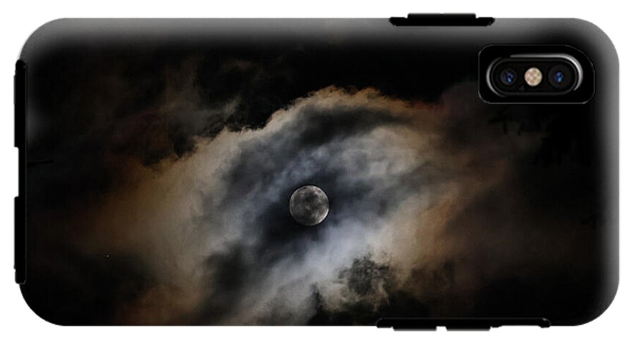 Moon in the clouds - Phone Case