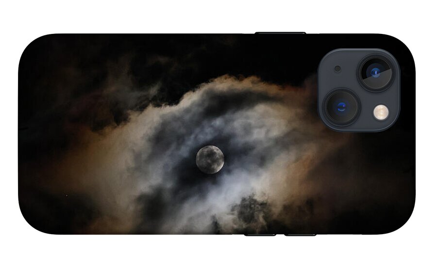 Moon in the clouds - Phone Case