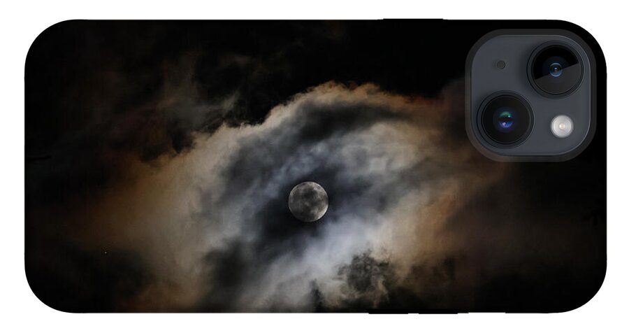 Moon in the clouds - Phone Case