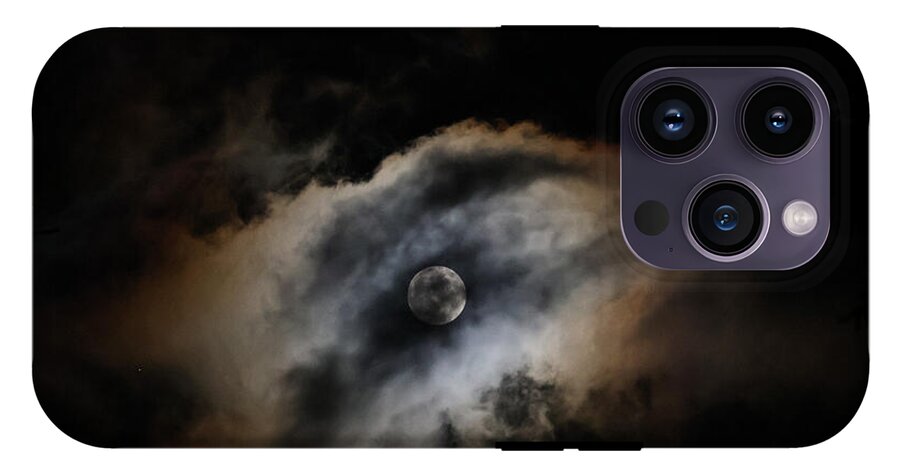 Moon in the clouds - Phone Case