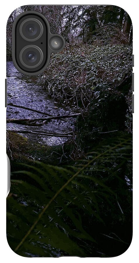 Moss-Covered Tranquil Stream - Phone Case