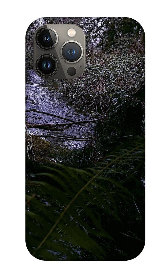 Moss-Covered Tranquil Stream - Phone Case