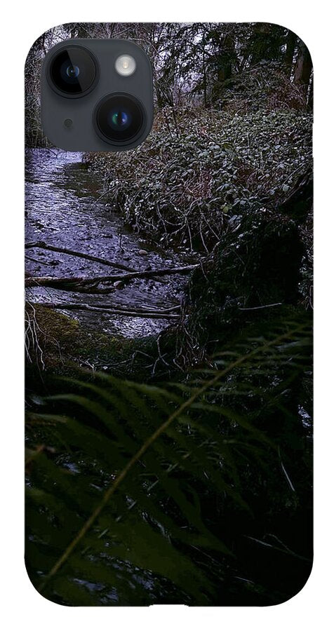 Moss-Covered Tranquil Stream - Phone Case