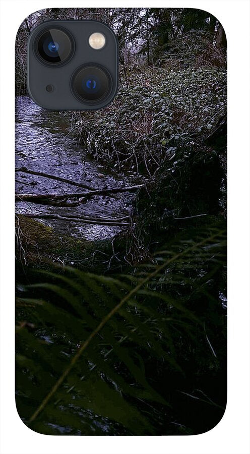 Moss-Covered Tranquil Stream - Phone Case