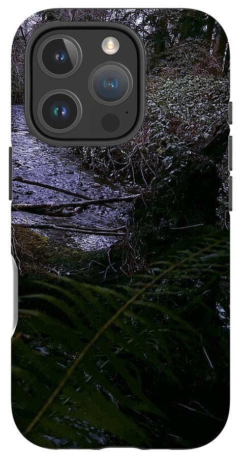 Moss-Covered Tranquil Stream - Phone Case
