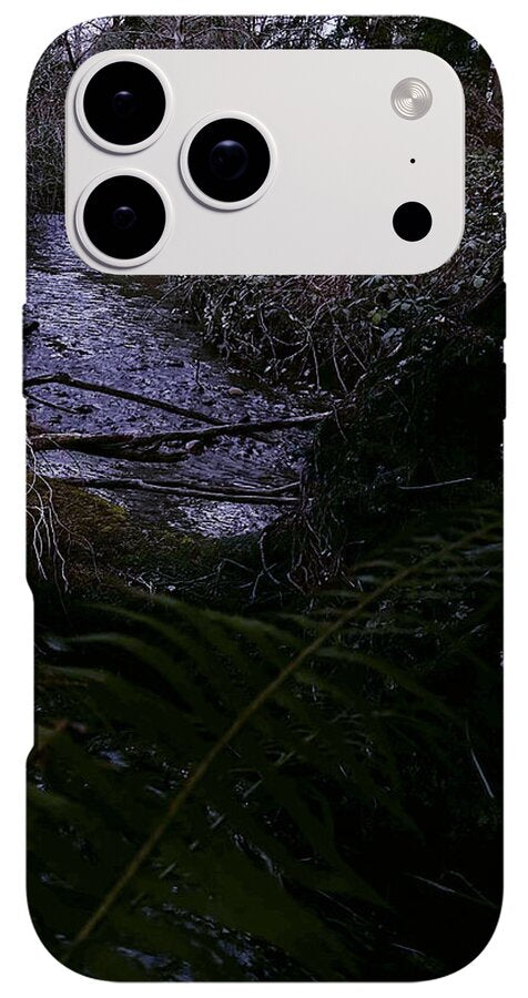Moss-Covered Tranquil Stream - Phone Case