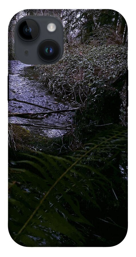 Moss-Covered Tranquil Stream - Phone Case