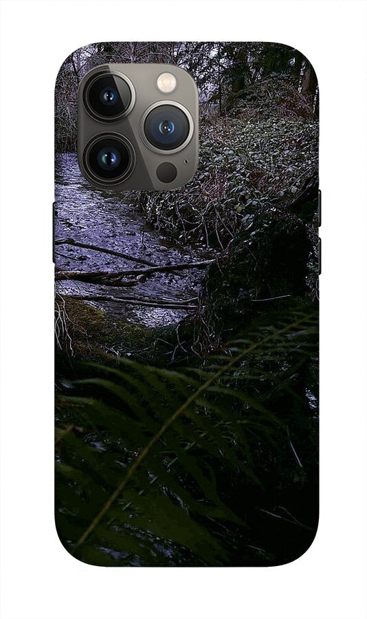 Moss-Covered Tranquil Stream - Phone Case