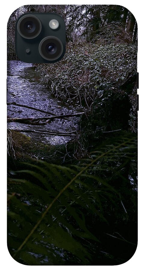 Moss-Covered Tranquil Stream - Phone Case