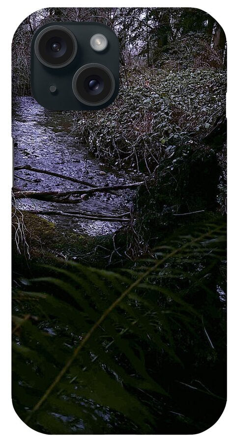 Moss-Covered Tranquil Stream - Phone Case