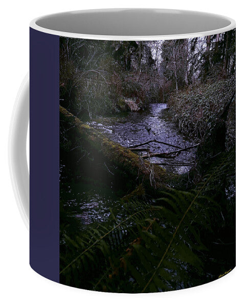 Moss-Covered Tranquil Stream - Mug