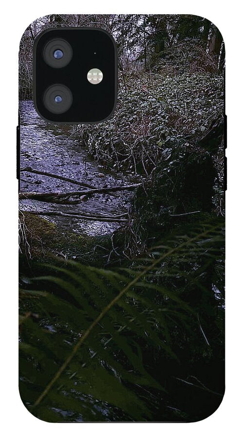 Moss-Covered Tranquil Stream - Phone Case