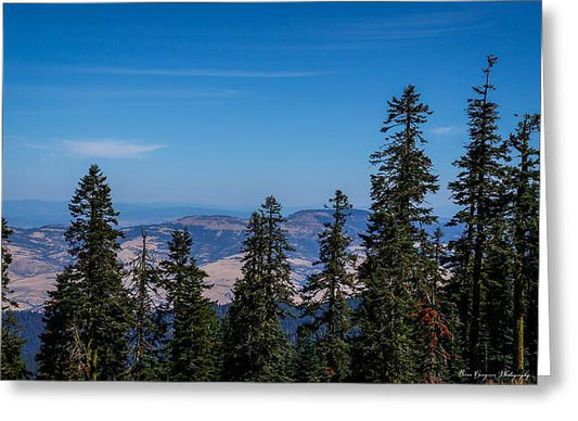 Mt Shasta 3 - Greeting Card