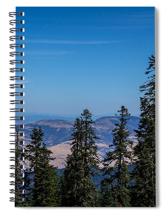 Mt Shasta 3 - Spiral Notebook