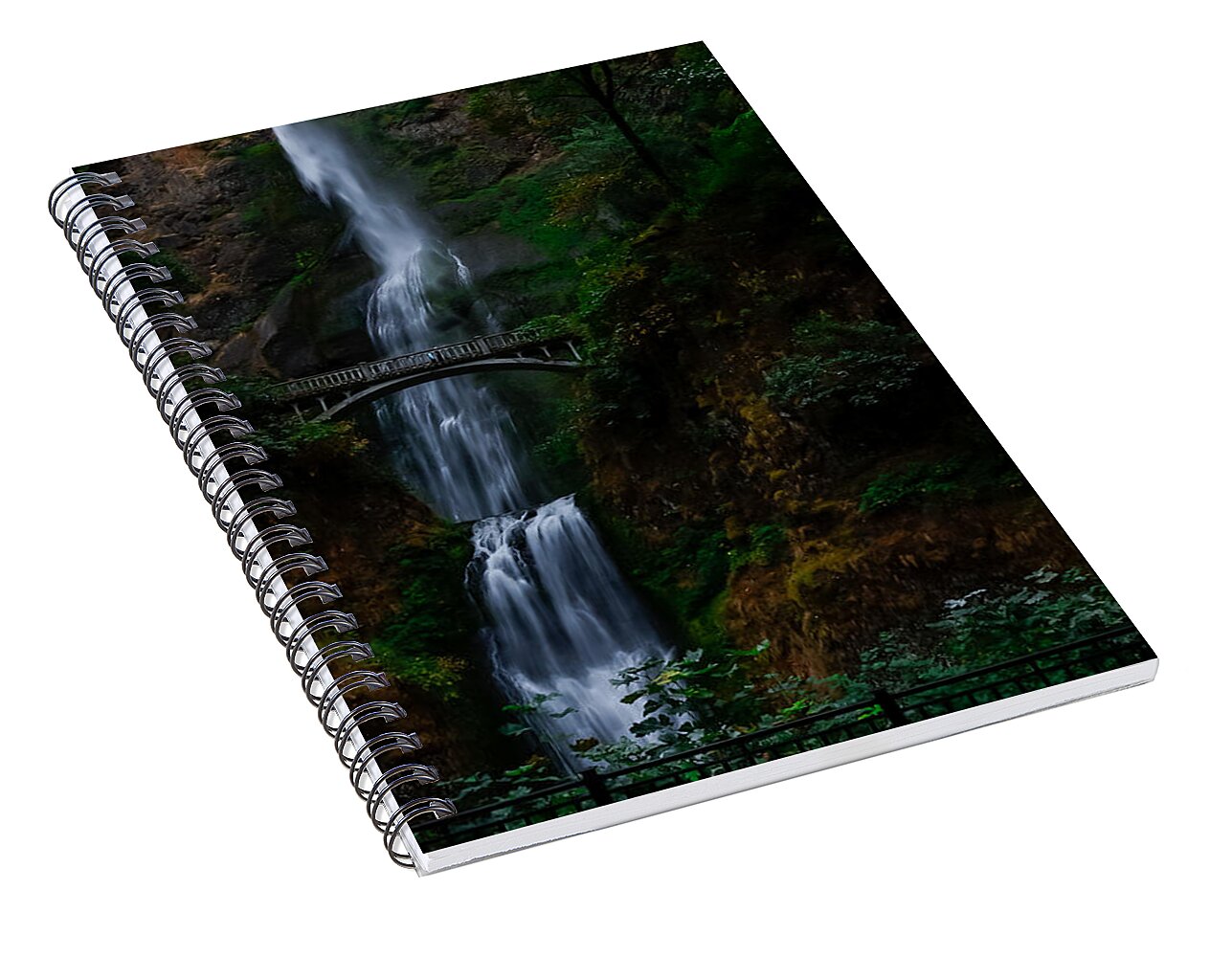 Multnomah Falls - Spiral Notebook