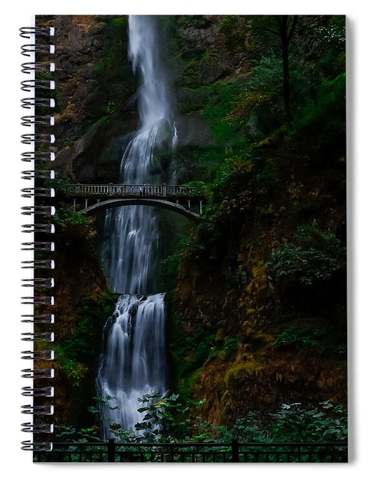 Multnomah Falls - Spiral Notebook