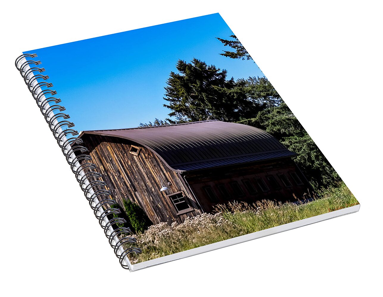 Old Barn 2 - Spiral Notebook