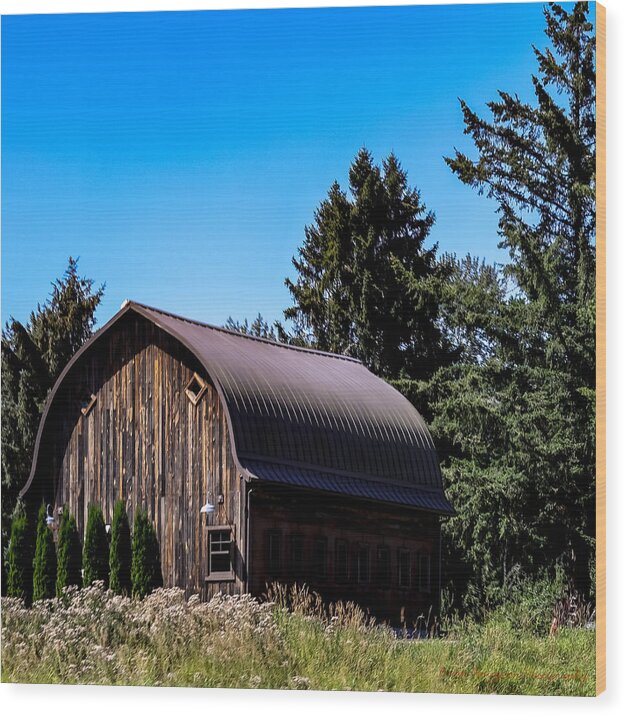 Old Barn 2 - Wood Print